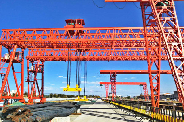 Beam lifting machine
